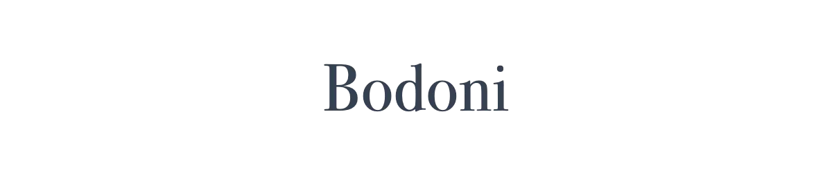 Bodoni