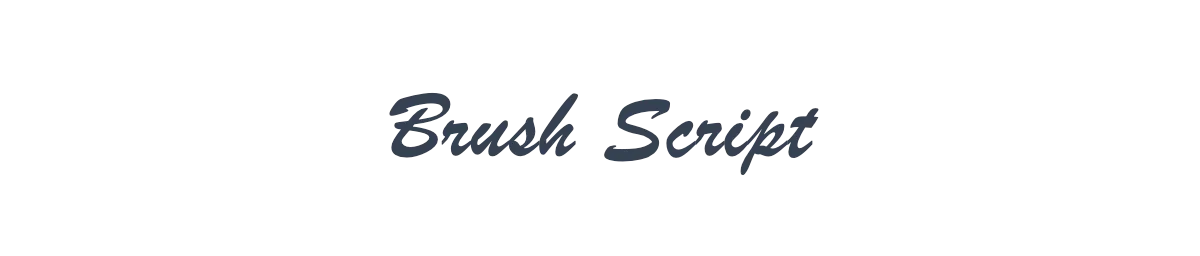 Brush Script